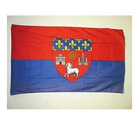 AZ FLAG - Drapeau Toulouse - 90x60 cm - Drapeau Toulousain 100% Polyester Avec Fourreau et Cordelette - Pavillon 50 g