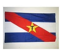 AZ FLAG Drapeau Tupamaros d'Uruguay 150x90 cm Polyester 100D Fourreau | Usage intérieur et extérieur Drapeau décoratif du Mouvement de Libération Nationale coutures doubles et bords renforcés