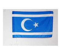 AZ FLAG Drapeau Turcomans d'Irak 90x60 cm Polyester 100D Fourreau