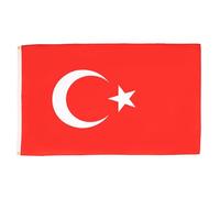 AZ FLAG - Drapeau Turquie - 250x150 cm - Grand Drapeau Turc 100% Polyester Avec Oeillets Métalliques Intégrés - Pavillon 300 g