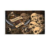 AZ FLAG - Drapeau Une vie de Pirate pour moi - 150x90 cm - Drapeau Pirate'S Life 100% Polyester Avec Oeillets Métalliques Intégrés - Pavillon 110 g