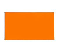 AZ FLAG - Drapeau Unicolore Orange - 90x60 cm - Polyester léger - Drapeau De Couleur Orangée Avec Oeillets Métalliques Intégrés - 40g
