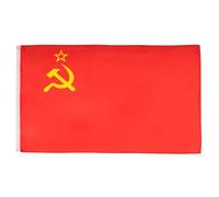 AZ FLAG - Drapeau URSS - 150x90 cm - Polyester léger - Drapeau Communiste - Russie Avec Oeillets Métalliques Intégrés - 80g
