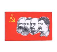 AZ FLAG Drapeau URSS 4 personnages 90x60 cm Polyester 100D 2 Œillets