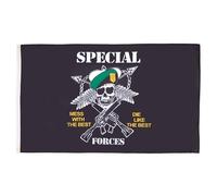 AZ FLAG Drapeau USA Army Spécial Forces 90x60 cm Polyester 100D 2 Œillets | Usage intérieur et extérieur Drapeau décoratif des forces spéciales américaines coutures doubles et bords renforcés