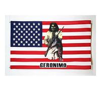 AZ FLAG - Drapeau USA Géronimo - 150x90 cm - Drapeau 100% Polyester Avec Oeillets Métalliques Intégrés - Pavillon 110 g