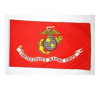 AZ FLAG - Drapeau USA Marines ancien - 90x60 cm - Drapeau Américain - Armée Etats-Unis 100% Polyester Avec Oeillets Métalliques Intégrés - Pavillon 50 g