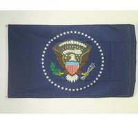 AZ FLAG Drapeau USA Président 90x60 cm Américain Polyester 100D 2 Œillets | Usage intérieur et extérieur Drapeau décoratif coutures doubles et bords renforcés avec œillets métalliques
