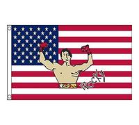 AZ FLAG Drapeau USA Rocky Balboa 150x90 cm Polyester 100D 2 Œillets