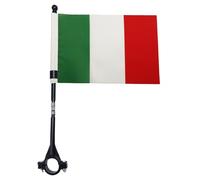 AZ FLAG Drapeau Vélo Italie 21x15 cm Drapeau Italien Polyester Léger Hampe