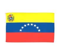 AZ FLAG - Drapeau Vénézuela - 150x90 cm - Drapeau Vénézuelien 100% Polyester Avec Oeillets Métalliques Intégrés - Pavillon 110 g