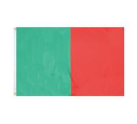 AZ FLAG - Drapeau Vert et rouge - 90x60 cm - Drapeau Vert Et Rouge 100% Polyester Avec Oeillets Métalliques Intégrés - Pavillon 50 g