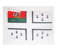 AZ FLAG Drapeau Ville de Nantes 45x30 cm Polyester 100D Cordelettes | Usage intérieur et extérieur Drapeau décoratif nantais coutures doubles et bords renforcés
