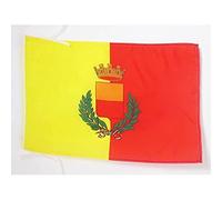 AZ FLAG Drapeau Ville de Naples avec armes 45x30 cm Cordelettes