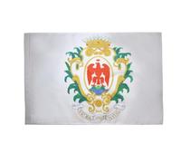 AZ FLAG - Drapeau Ville de Nice - 90x60 cm - Drapeau De Nice 100% Polyester Avec Fourreau et Cordelette - Pavillon 50 g