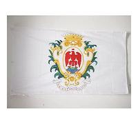 AZ FLAG - Drapeau Ville de Nice - 90x60 cm - Drapeau De Nice 100% Polyester Avec Fourreau et Cordelette - Pavillon 50 g