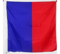 AZ FLAG - Drapeau Ville de Paris sans armes - 90x90 cm - Drapeau Parisien Sans Écusson 100% Polyester Avec Fourreau et Cordelette - Pavillon 80 g