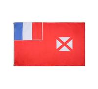 AZ FLAG - Drapeau Wallis et Futuna - 150x90 cm - Drapeau Wallisien Futunien 100% Polyester Avec Oeillets Métalliques Intégrés - Pavillon 110 g