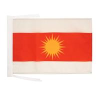 AZ FLAG Drapeau Yesidi nouveau 45x30 cm Polyester 100D Cordelettes