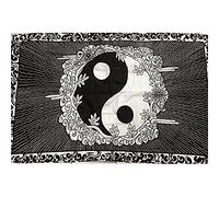 AZ FLAG - Drapeau Yin et Yang - 150x90 cm - Drapeau Chinois - Chine 100% Polyester Avec Oeillets Métalliques Intégrés - Pavillon 110 g