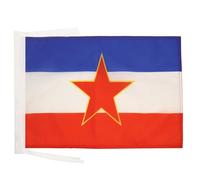 AZ FLAG Drapeau Yougoslavie 45x30 cm Yougoslave Polyester 100D Cordelettes
