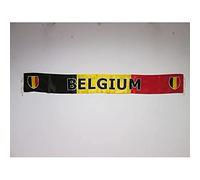 AZ FLAG - Echarpe de Supporter Belgique - 100 cm - Echarpe Drapeau Belge en Satin