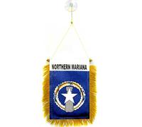 AZ FLAG Fanion Iles Mariannes du Nord 15x10 cm Polyester 100D Ventouse