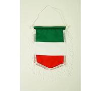 AZ FLAG - Fanion Italie Pour Décoration Voiture Avec Cordelettes - Mini Drapeau Italien - 13x10 cm