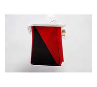 AZ FLAG Guirlande Anarcho-syndicalisme 6 m 20 drapeaux Polyester Léger