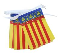 AZ FLAG Guirlande Communauté Valencienne 6 m 20 drapeaux Polyester Léger