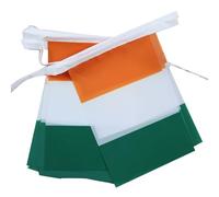 AZ FLAG Guirlande Côte d'Ivoire 6 m 20 drapeaux Polyester Léger 21x15 cm | Usage intérieur et extérieur Guirlande de drapeaux ivoirien drapeaux cousus sur un ruban renforcé