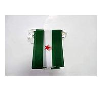 AZ FLAG - Guirlande Drapeau Andalousie Arbonaida - 6 Mètres Avec 20 Fanions Andalous Indépendentiste De 21x14 cm - Petits Drapeaux 100% Polyester - 60g