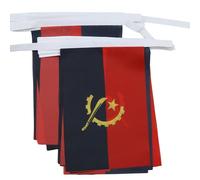 AZ FLAG - Guirlande Drapeau Angola - 6 Mètres Avec 20 Fanions Angolais De 21x14 cm - Petits Drapeaux 100% Polyester - 60g