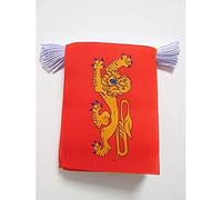 AZ FLAG - Guirlande Drapeau Aquitaine - 6 Mètres Avec 20 Fanions Aquitain - Duché D'Aquitaine De 21x14 cm - Petits Drapeaux 100% Polyester - 60g