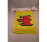 AZ FLAG - Guirlande Drapeau Auvergne - 6 Mètres Avec 20 Fanions Auvergnat - Comté D'Auvergne De 21x14 cm - Petits Drapeaux 100% Polyester - 60g