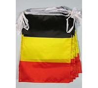 AZ FLAG - Guirlande Drapeau Belgique - 12 Mètres Avec 20 Drapeaux Belge De 45x30 cm - Fanions 100% Polyester - 200g