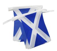 AZ FLAG - Guirlande Drapeau Ecosse - 12 Mètres Avec 20 Drapeaux Écossais De 45x30 cm - Fanions 100% Polyester - 200g