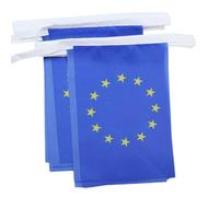 AZ FLAG - Guirlande Drapeau Europe - 6 Mètres Avec 20 Fanions Européen - Union Européenne - Ue De 21x14 cm - Petits Drapeaux 100% Polyester - 60g