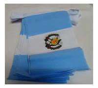 AZ FLAG - Guirlande Drapeau Guatemala - 6 Mètres Avec 20 Fanions Guatémaltèque De 21x14 cm - Petits Drapeaux 100% Polyester - 60g