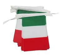 AZ FLAG - Guirlande Drapeau Italie - 6 Mètres Avec 20 Fanions Italien De 21x14 cm - Petits Drapeaux 100% Polyester - 60g
