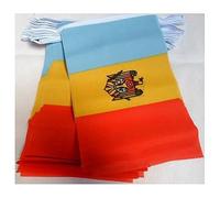 AZ FLAG - Guirlande Drapeau Moldavie - 6 Mètres Avec 20 Fanions Moldave De 21x14 cm - Petits Drapeaux 100% Polyester - 60g