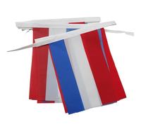 AZ FLAG - Guirlande Drapeau Pays-Bas - 6 Mètres Avec 20 Fanions Hollandais - Néerlandais De 21x14 cm - Petits Drapeaux 100% Polyester - 60g