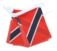 AZ FLAG - Guirlande Drapeau Trinidad-et-Tobago - 6 Mètres Avec 20 Fanions Trinidadien De 21x14 cm - Petits Drapeaux 100% Polyester - 60g