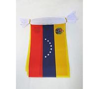 AZ FLAG - Guirlande Drapeau Vénézuela - 6 Mètres Avec 20 Fanions Vénézuelien De 21x14 cm - Petits Drapeaux 100% Polyester - 60g