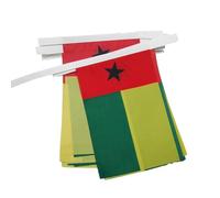 AZ FLAG Guirlande Guinée-Bissau 12 m 20 drapeaux Polyester Léger 45x30 cm