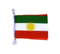 AZ FLAG Guirlande Kurdistan 12 m 20 drapeaux Polyester Léger 45x30 cm