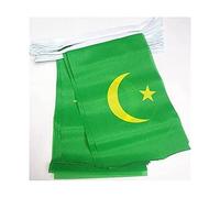AZ FLAG Guirlande Mauritanie Ancien 6 m 20 drapeaux Polyester Léger