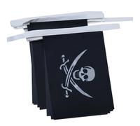AZ FLAG Guirlande Pirate Jack Rackham 6 m 20 drapeaux Polyester Léger | Usage intérieur et extérieur Guirlande de drapeaux corsaire drapeaux cousus sur un ruban renforcé