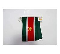 AZ FLAG Guirlande Suriname 12 m 20 drapeaux Polyester Léger 45x30 cm