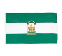 AZ FLAG - Lot de 2 Drapeau Andalousie - 90x60 cm - Drapeau Andalous - Andalucia - Espagne 100% Polyester Avec Oeillets Métalliques Intégrés